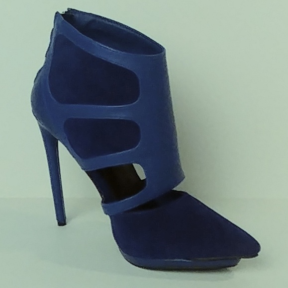 Blue Pointed Toe Heel Size 6 - Picture 6 of 6